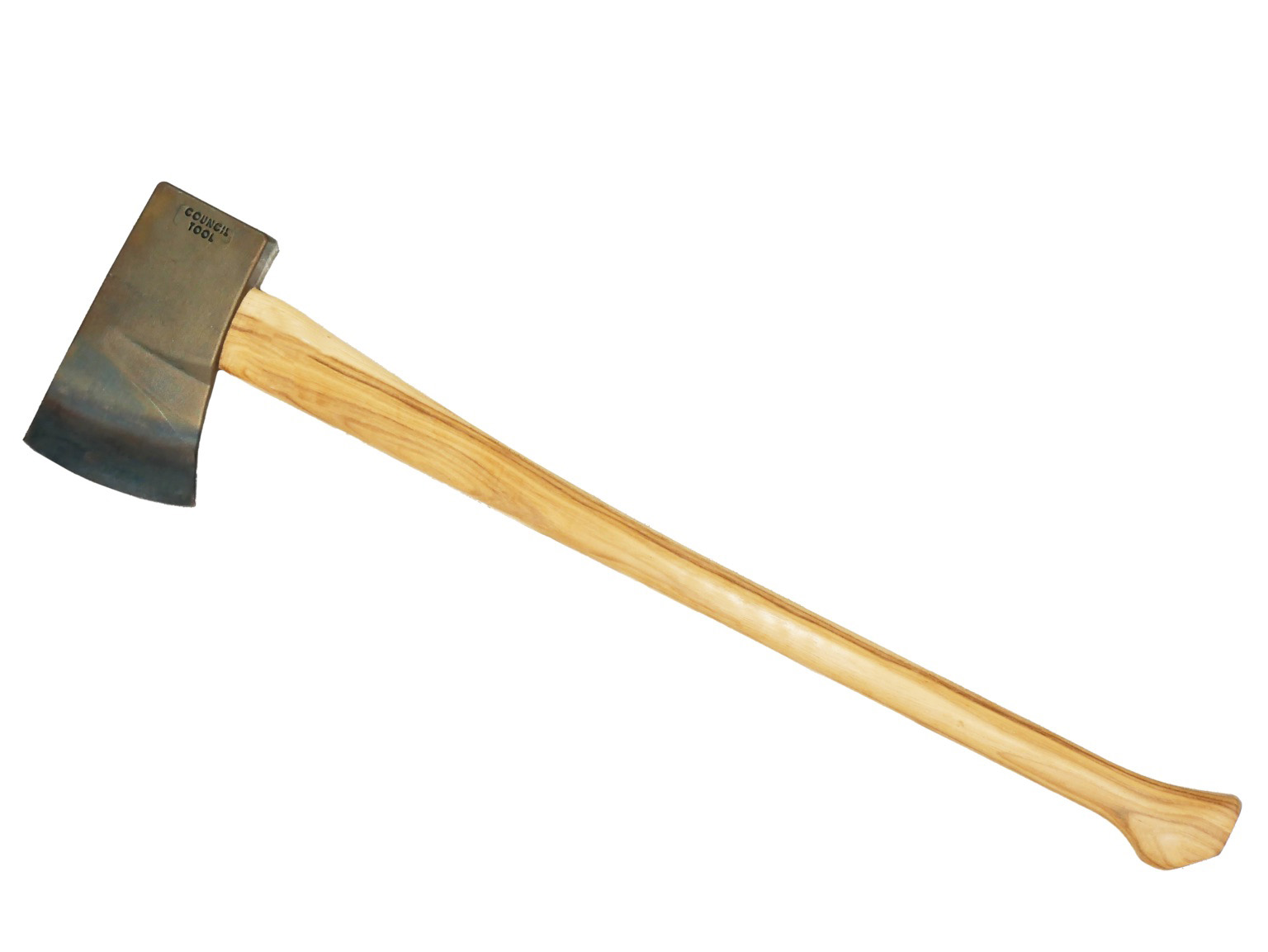 FE8-32 Forcible Entry 8lb Flathead Fire Axe w/ Marrying Slot and 32 in. DUAL-GRIP Hickory Handle